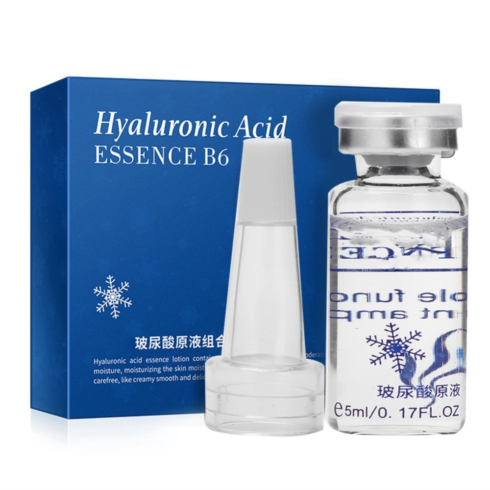 5ml*10 Hyaluronic Acid Face Serum Nourish Skin Moisturizing Hydrating Liquid