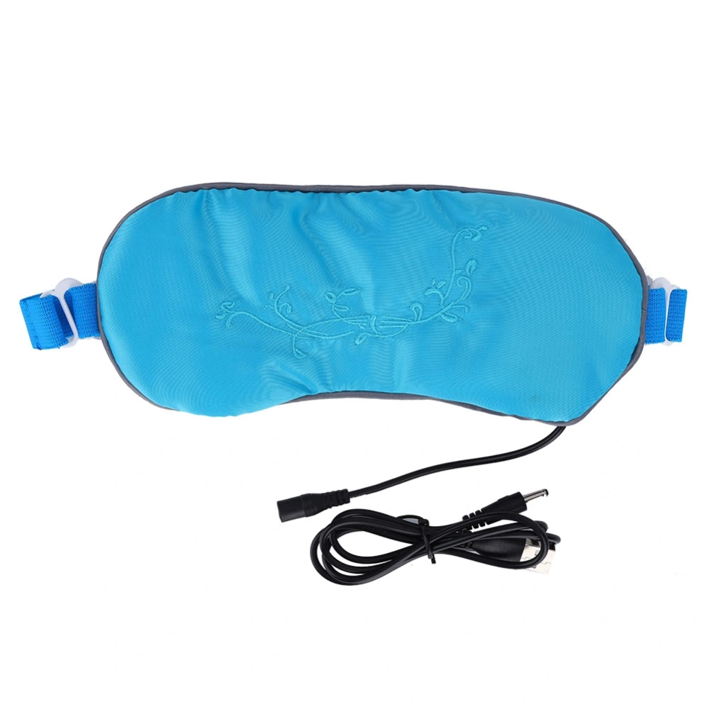 USB Heating Steam Eye Mask Hot Compress Eyeshade Cover Sleeping Blindfold Eyepatch