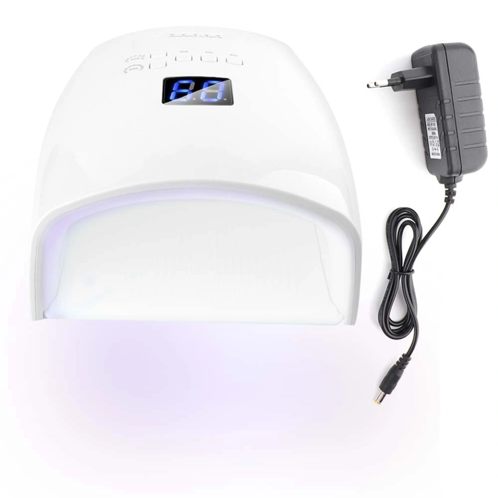 Intelligent Sensor UV LED Nail Lamp Time Setting 48W 30pcs Lights Beads 100-240V EU Plug