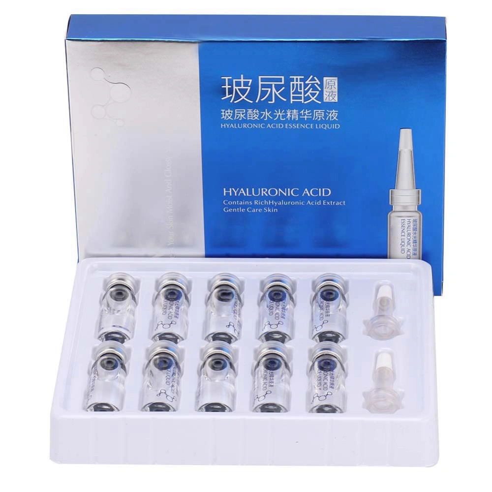 Hyaluronic Acid Face Serum Moisturizing Firming Nourishing Brightening Serum 5ml x 10pcs