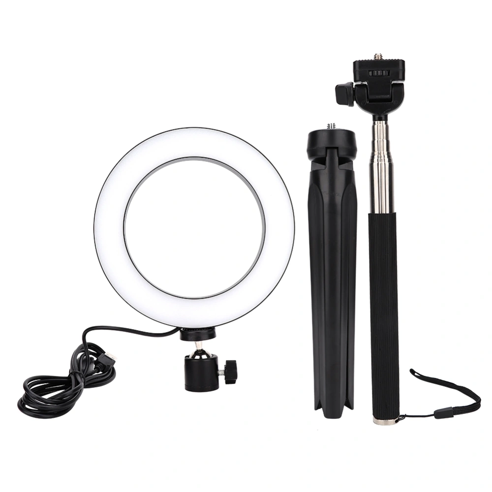 Ring Light Dimmable LED Fill Light with Stand for Video Live Stream Makeup