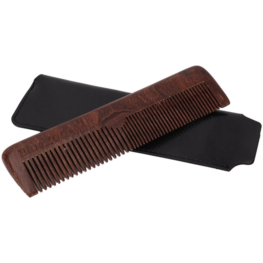 Black Sandalwood Combs Beard Shaping Styling Template Beard Hair Comb 1#