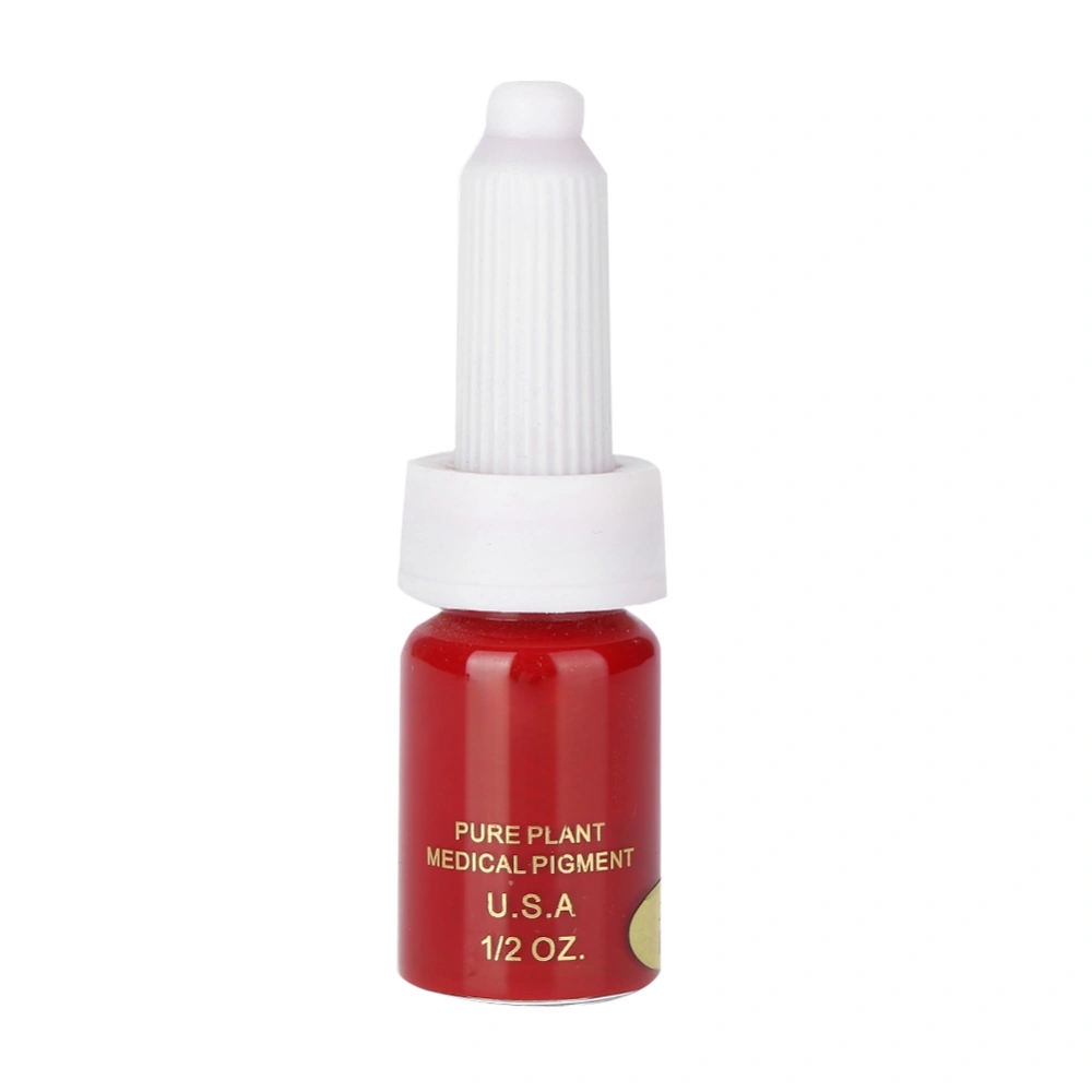 Semi permanent Tattoo Ink Natural Plant Lip Eyebrow Eyeliner Tattoo Pigment Longlasting Ink Red