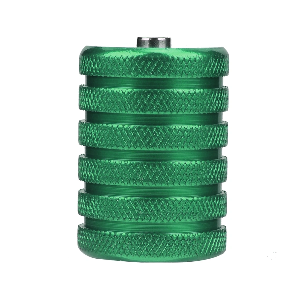 35mm Aluminium Alloy Tattoo Knurled Grip Tube Tattoo Machine Handle Grips (Green)