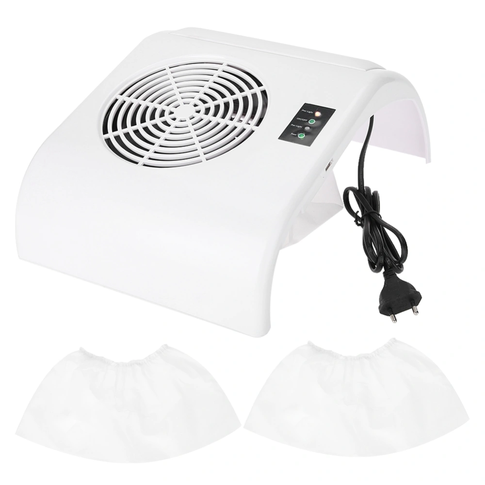 40W Nail Dust Collector Cleaner Machine with USB Interface Nail Art Solon Tool EU Plug 220V