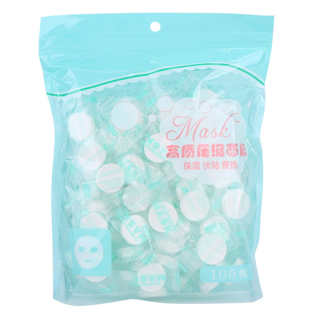 100Pcs pack Disposable Self made Skin Care Compressed Face Mask DIY Face Mask Paper