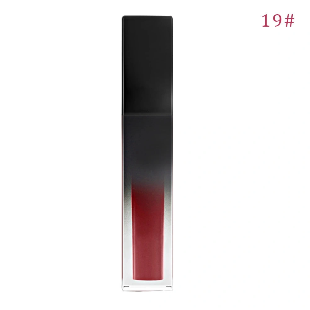 Liquid Matte Lipstick Long-lasting Non-sticky Lipgloss Lip Cosmetic 5 Colors 5.7ml 19#