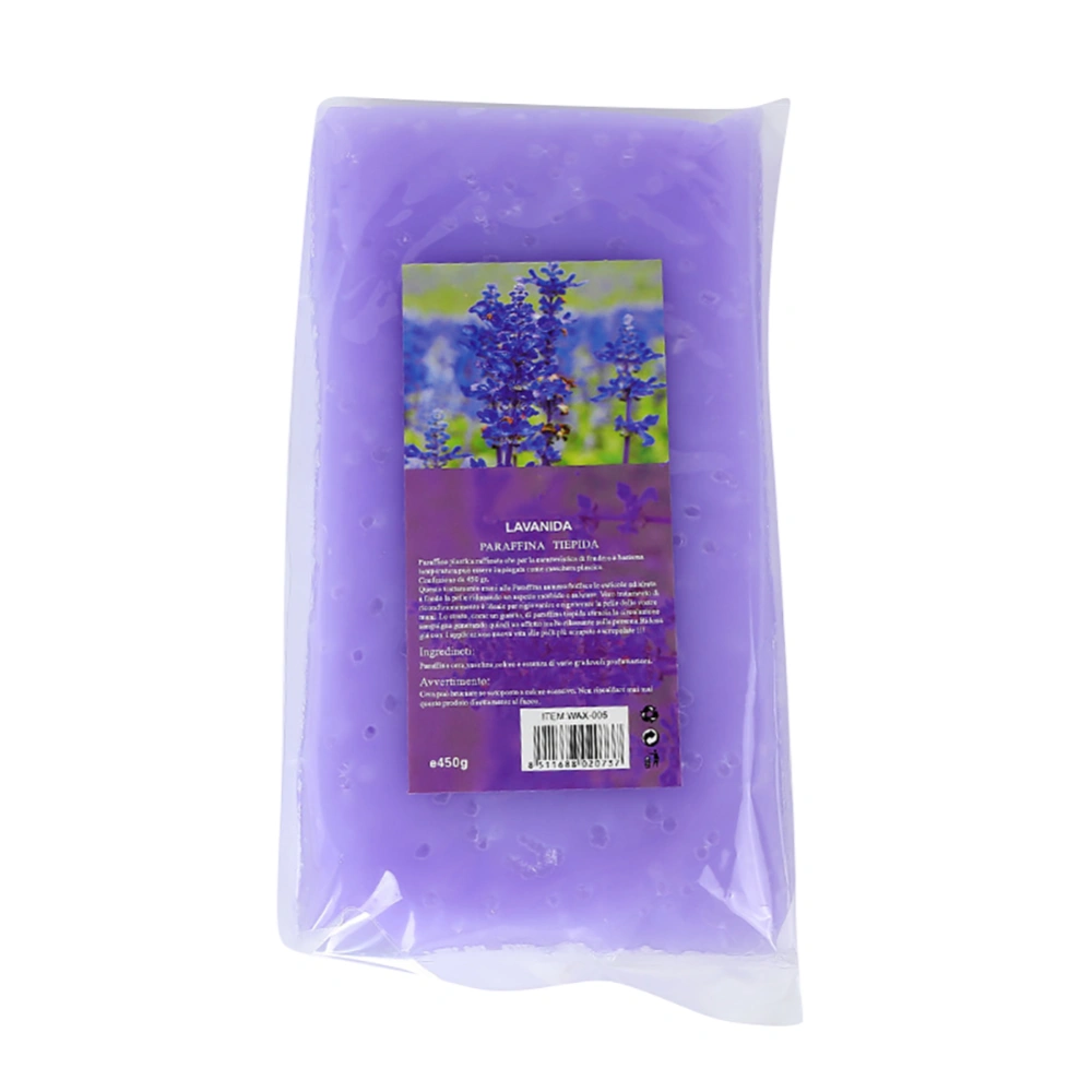 450g Paraffin Wax Bath Hands Mask Moisturizing Hydrating Hand Mask (lavender)