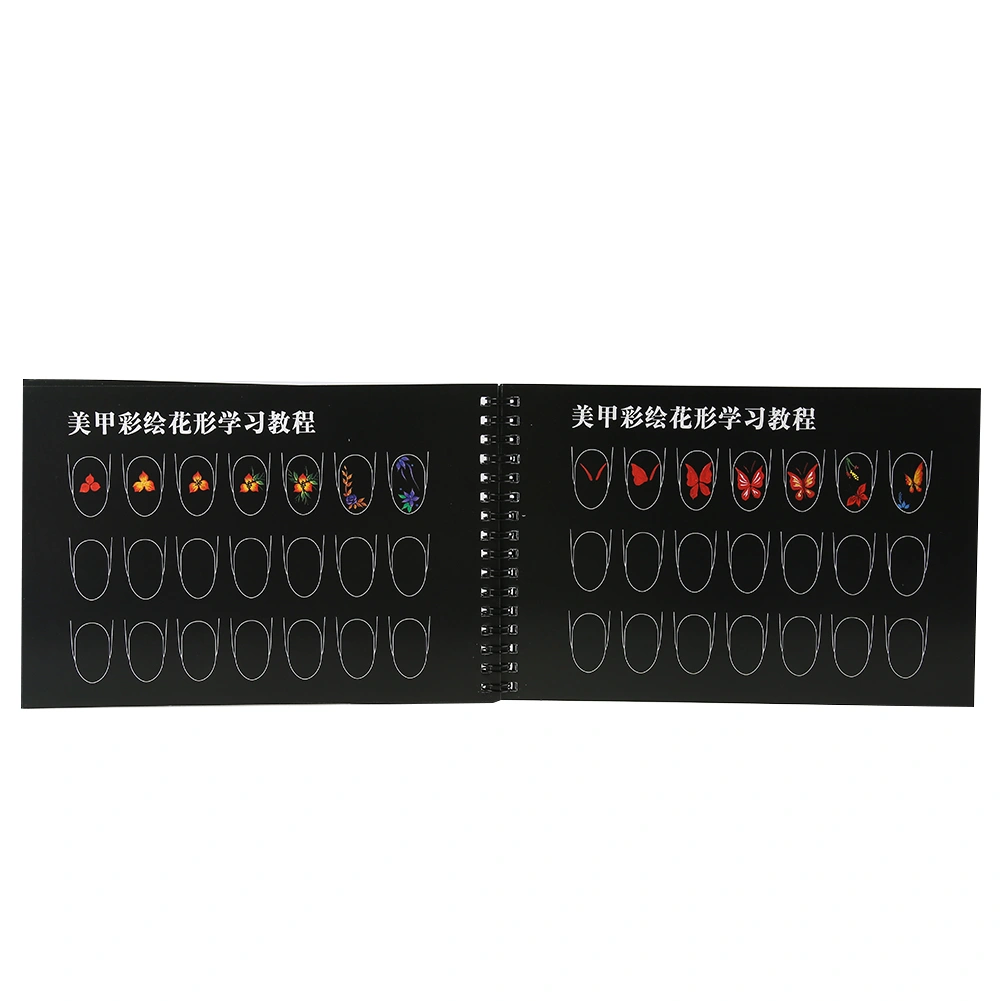 Nail Art Practice Template Learning Paper Book Manicure Drawing Painting Exercise Books 02#