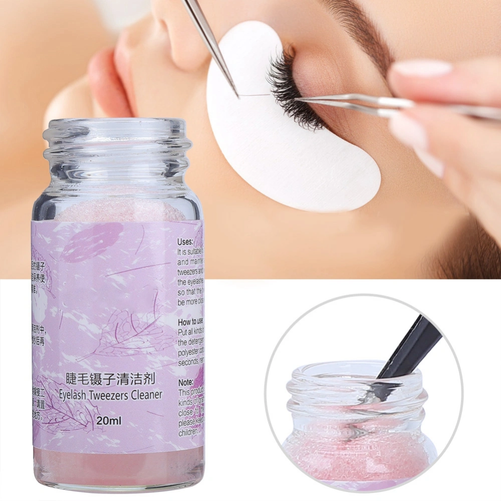 Professional Eyelash Extension Tweezers Cleaner Eyelash Tweezers Glue Remover