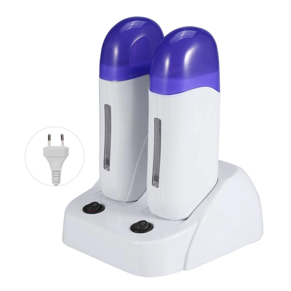 3 Types Cartridge Wax Depilatory Roller Warmer Heater Waxing Body Hair Removal Machine 08# EU Plug 220&#8209;240V