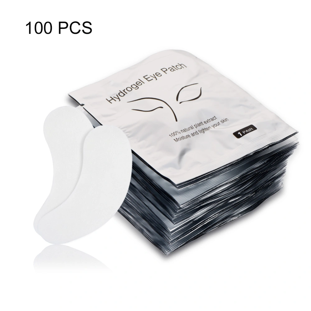 100 Pairs Gel Eye Pads Moisturizing Eye Film Patches Eye Mask Eyelash Extension Tools