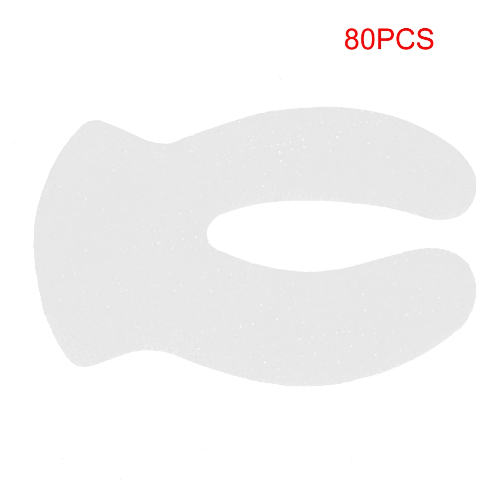 80pcs Disposable Ultra-thin Eye Mask Paper DIY Eye Care Tool