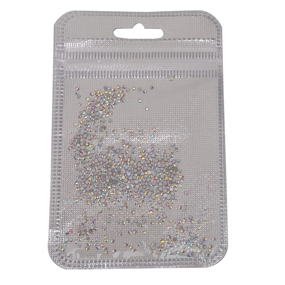 1000Pcs Colorful Nail Decoration Rhinestones Flat Bottom Nail Art Rhinestones Manicure Tool 02#