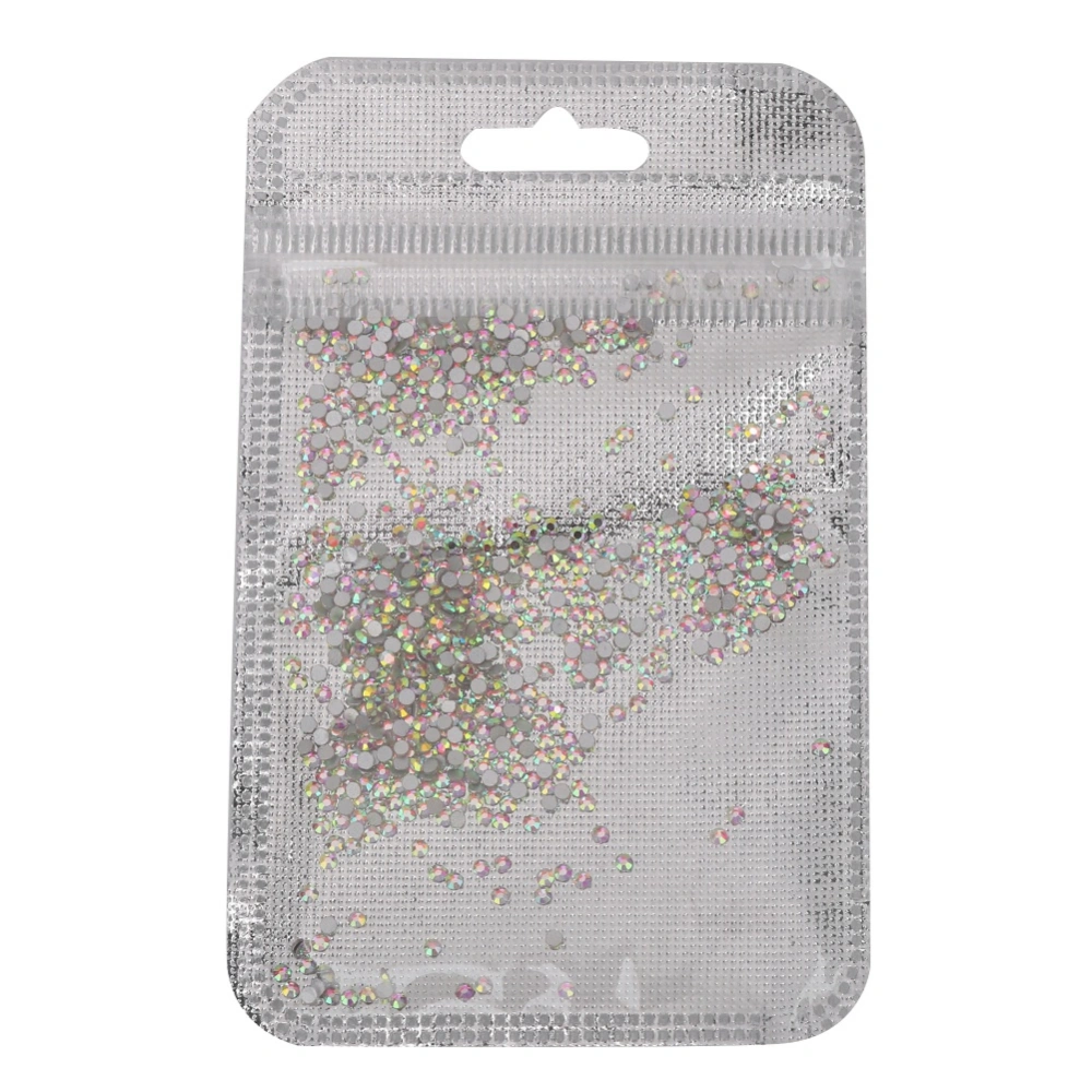 1000Pcs Colorful Nail Art Rhinestones Flat Bottom Nail Decoration Rhinestones Manicure Tool 02#