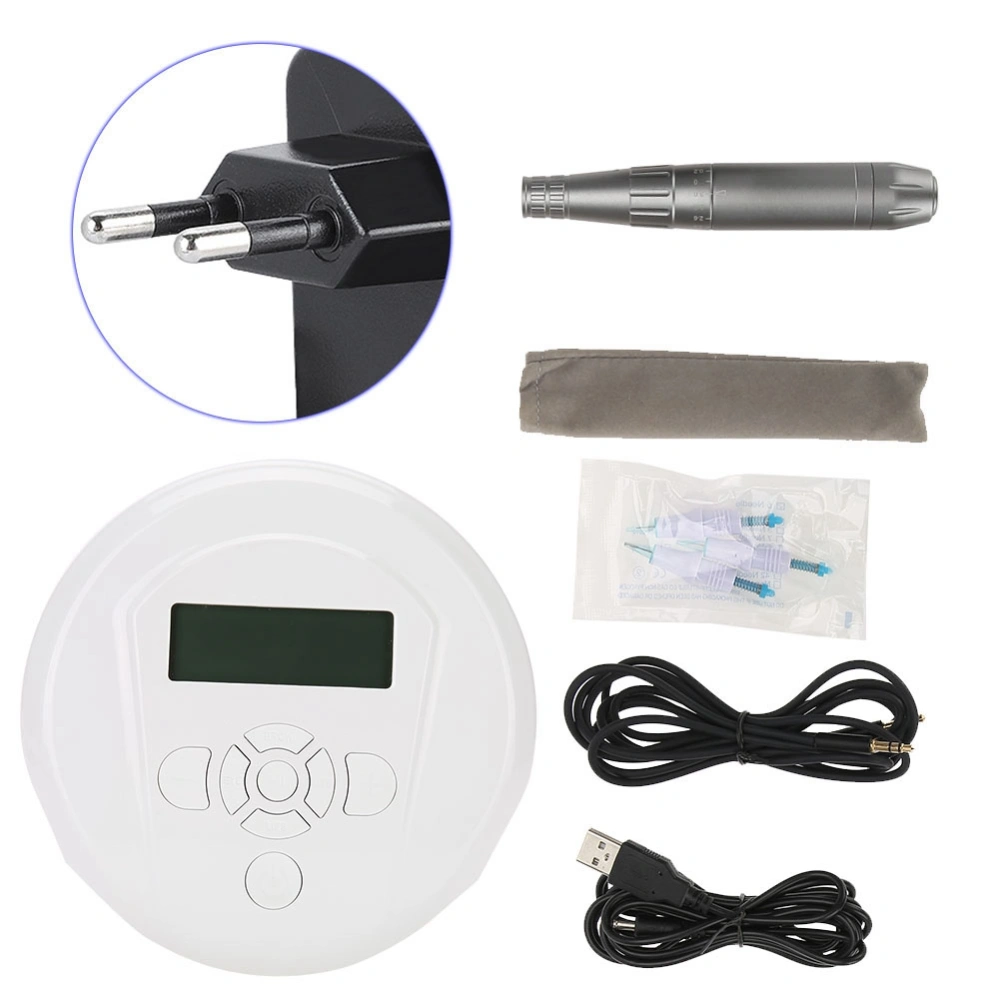 220V Eyebrow Lip Eyeliner Rotary Tattoo Pen Machine Microblading Tattoo Pen Kit EU