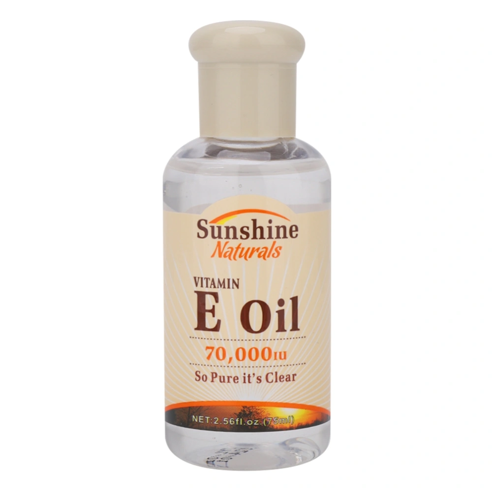 Vitamin E Essence Oil Whitening Moisturizing Skin Care Nourishing (75ml Black Bottle for Night)