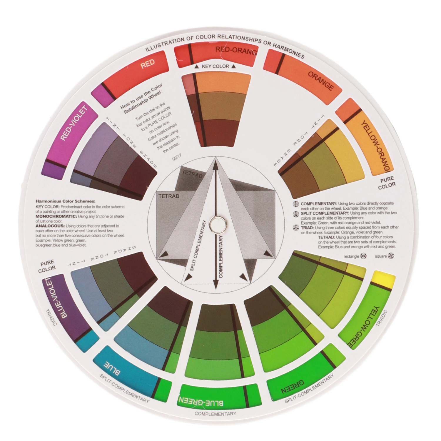Tattoo Ink Color Wheel Chart Tattoo Pigment Mix Color Guide for Permanent Eyebrow Lip Tattoo