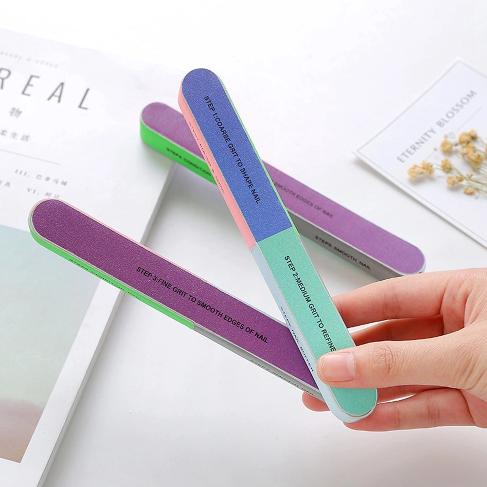 Nail File Sanding Buffer Manicure Pedicure SiX sided Polish Buffing Tool