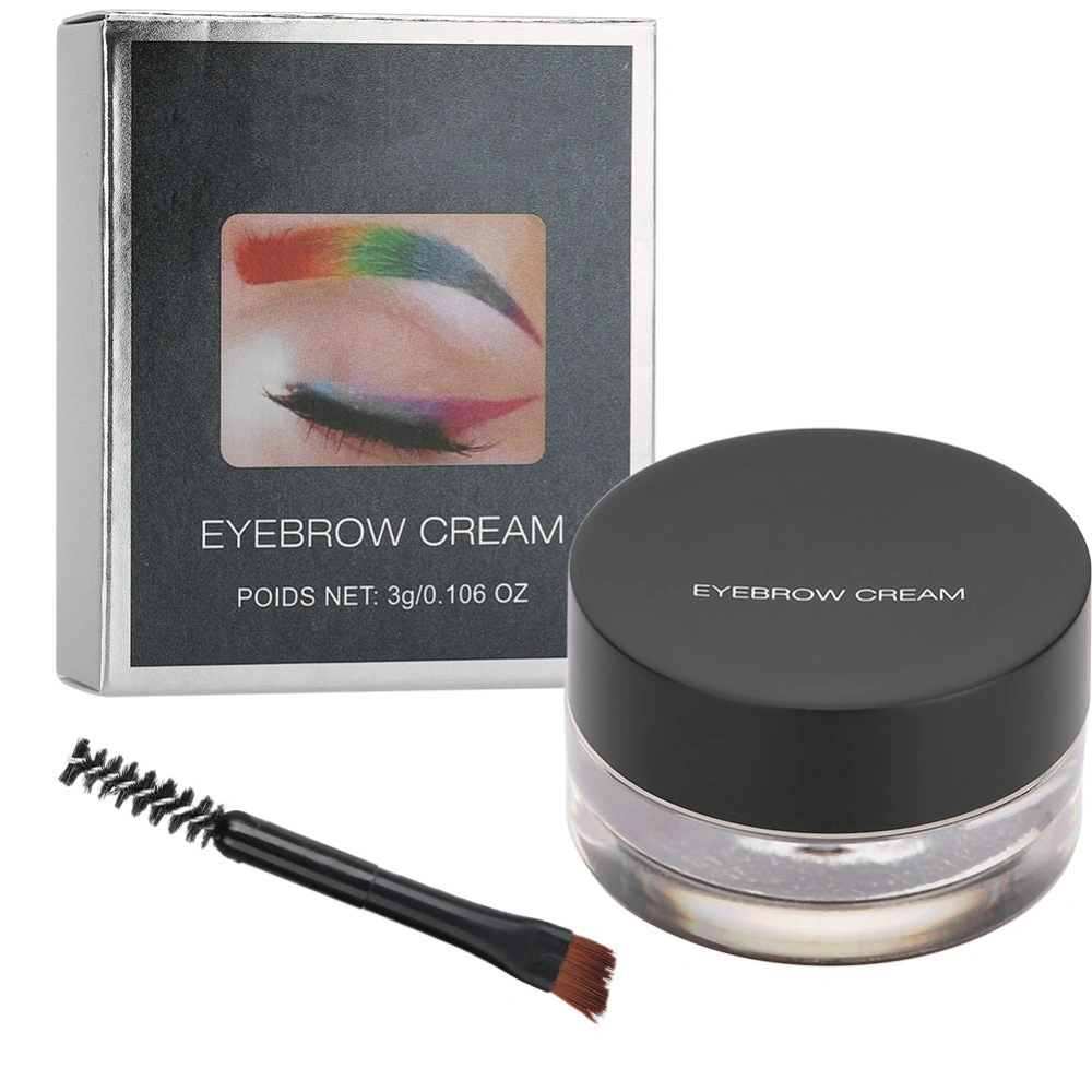 Waterproof Eyebrow Gel Eye Liner Cream Beauty Eye Makeup Cosmetic With Brush #04