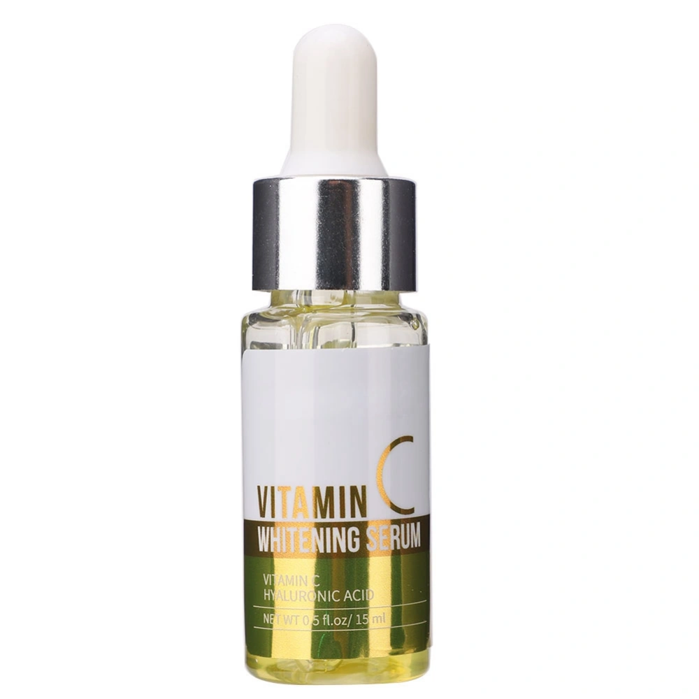 15ML Vitamin C Whitening Facial Serum Brightening Freckle Removal Face Essence Liquid