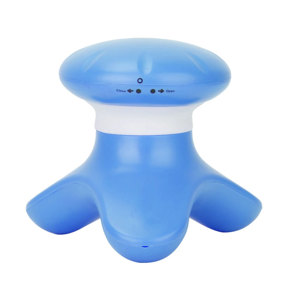 Multifunctional Vibration Massager Shoudler Waist Body Acupoint Massage Tool Blue