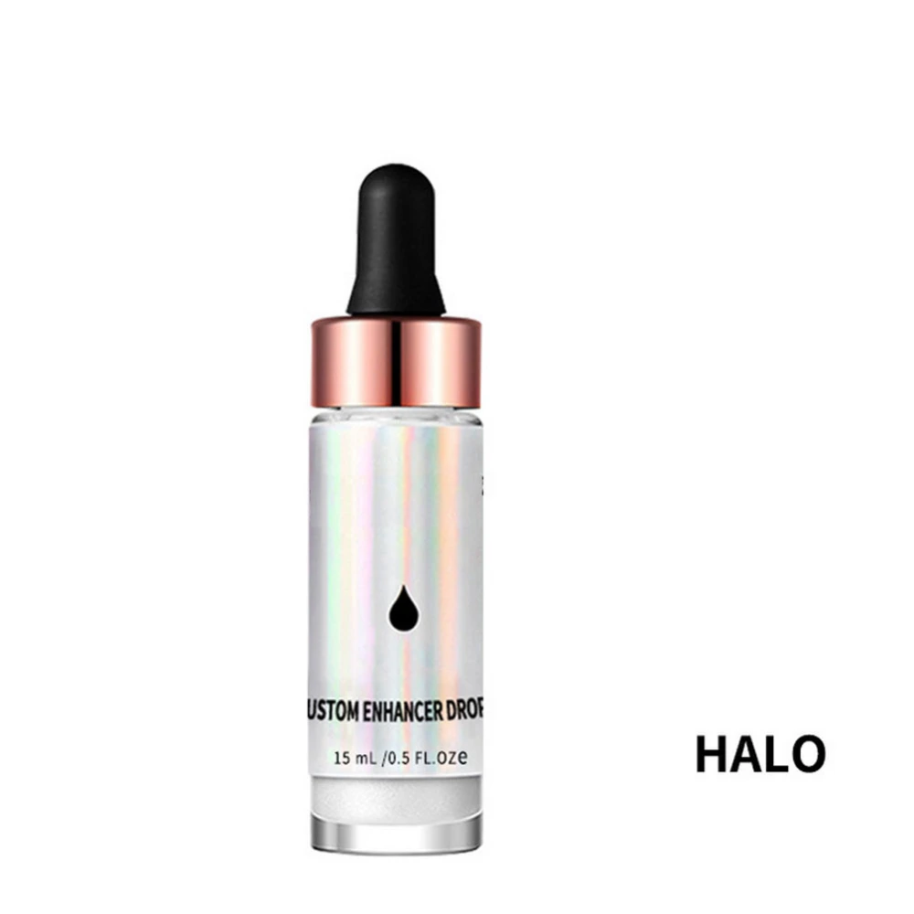 Face Lips Contour Highlight Brightening Makeup Dropper Concentrate Liquid(Halo)