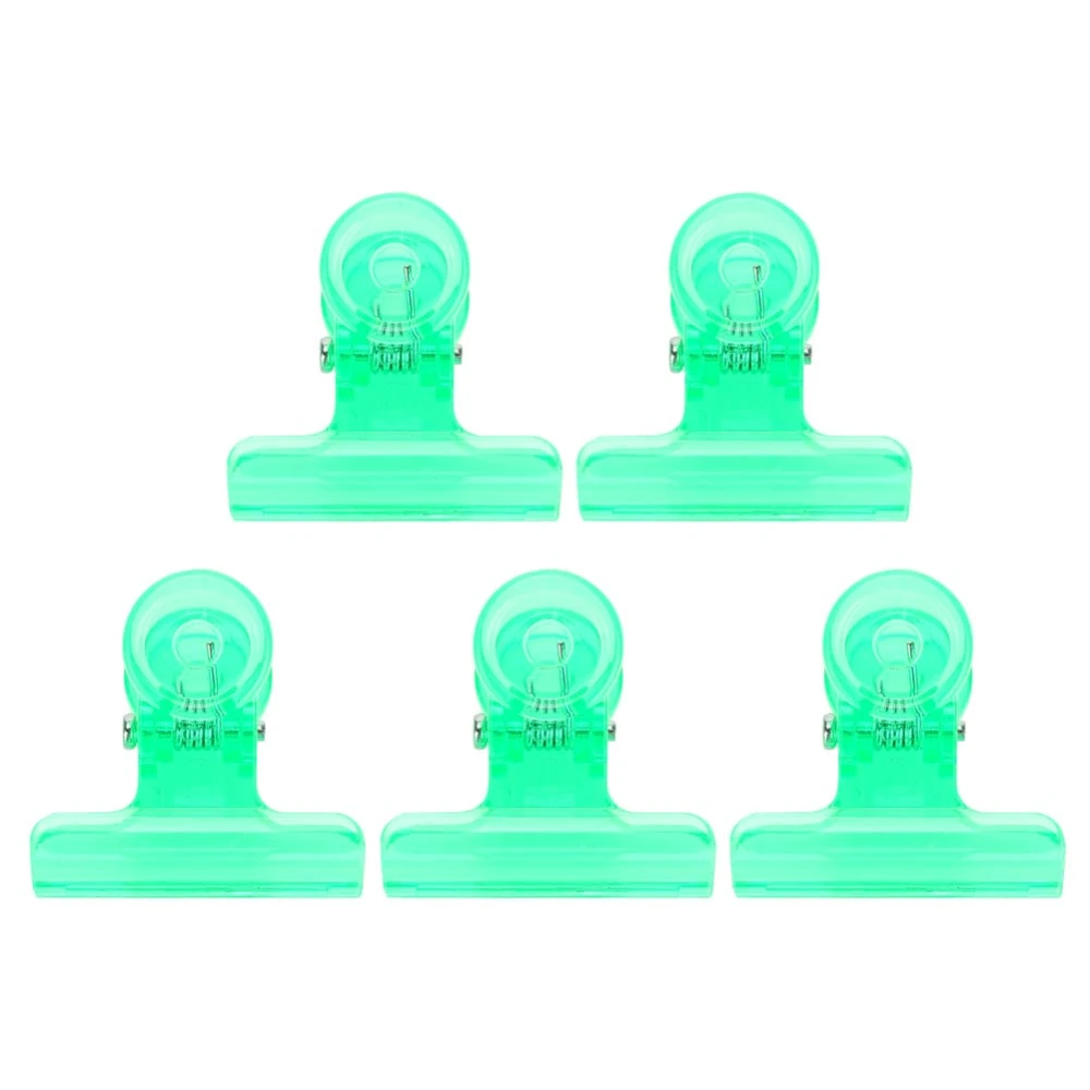 5pcs C Curve Nail Extension Clips Multifunctional Plastic Nail Art Accessories Green