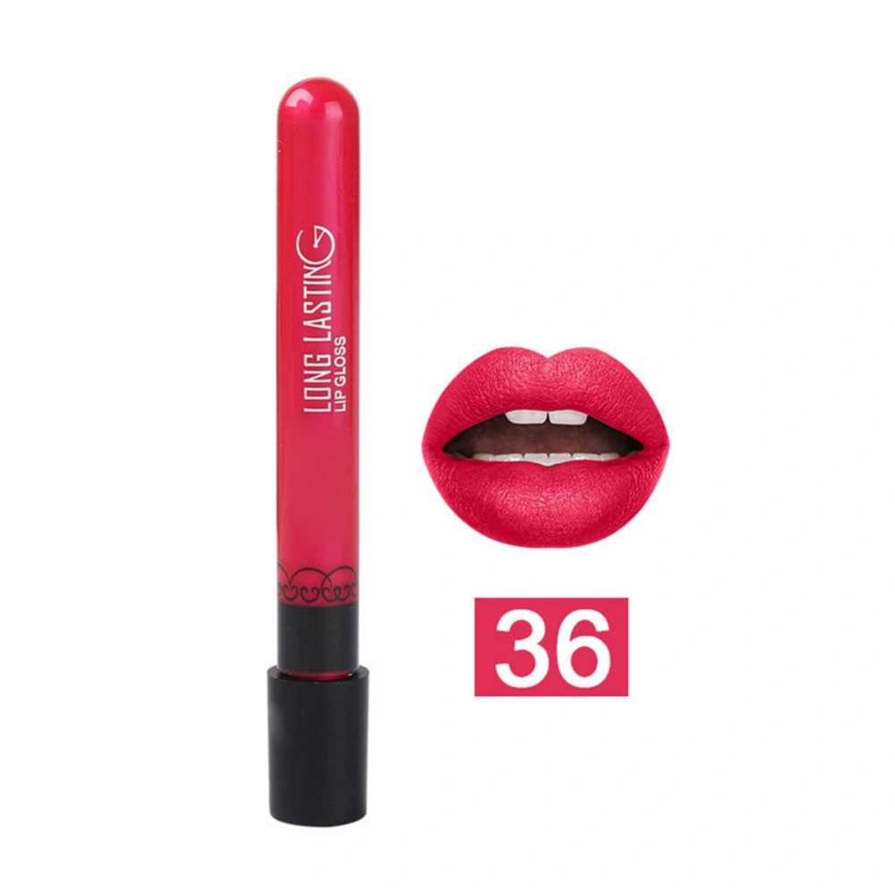 38 Colors Waterproof Lip Lipstick Kit Shining Lipstick Glossy Cosmetic Makeup Tool for MENOW 36