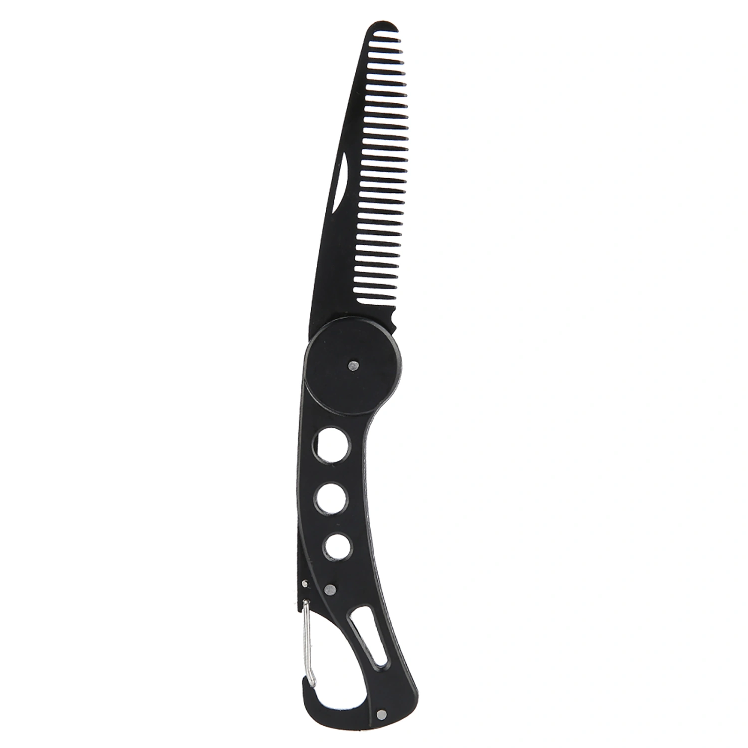 Stainless Steel Beard Comb Folding for Men Beard Mustache Styling Comb Folding Comb