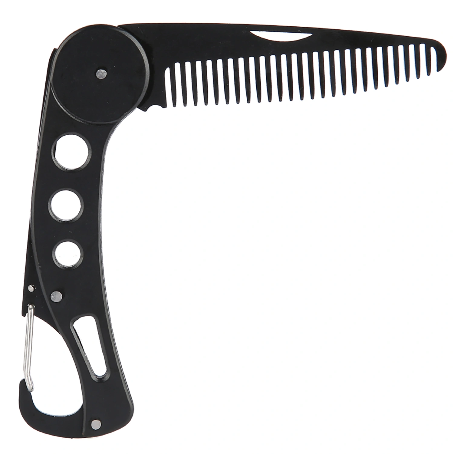 Stainless Steel Beard Comb Folding for Men Beard Mustache Styling Comb Folding Comb
