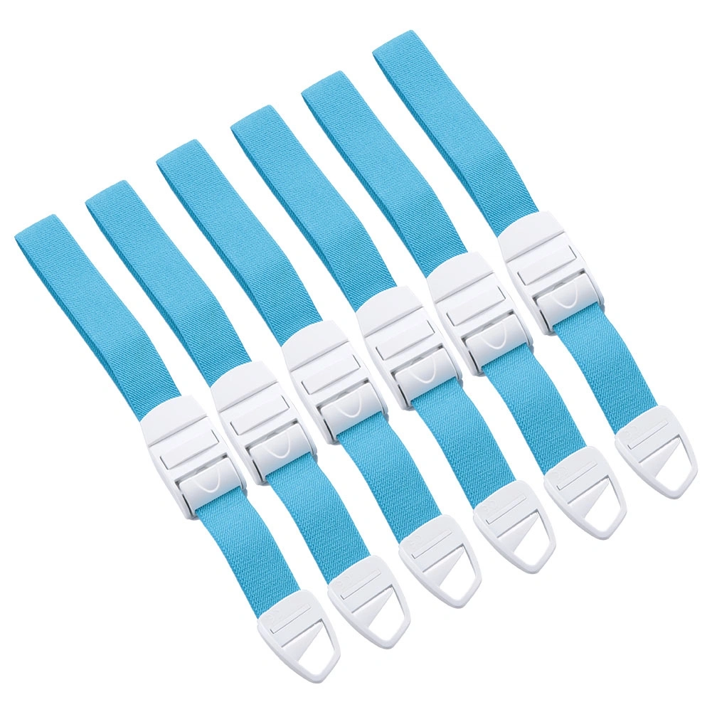 6Pcs Blue First Aid Emergency Tourniquet Buckle Outdoor Tourniquet Survival Tools
