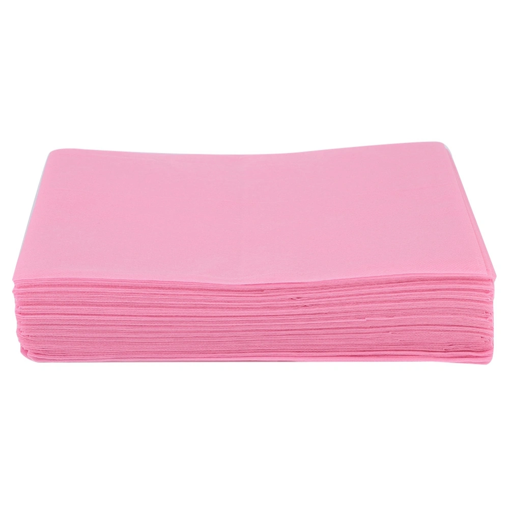 Disposable Bed Sheet Waterproof Oilproof Bed Cover for Salon SPA Tattoo Massage Table Hotels (Pink)