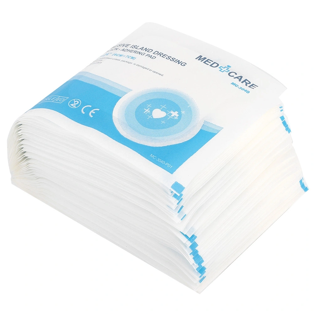 50pcs/pack Waterproof Breathable Wound Dressing Patch Medical Sterile Tape Bandage