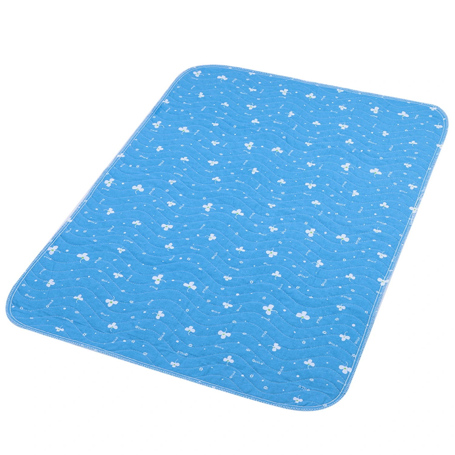 Washable Reusable Incontinence Underpads Absorbent Cotton Bed Pads for Elder Children (2#)