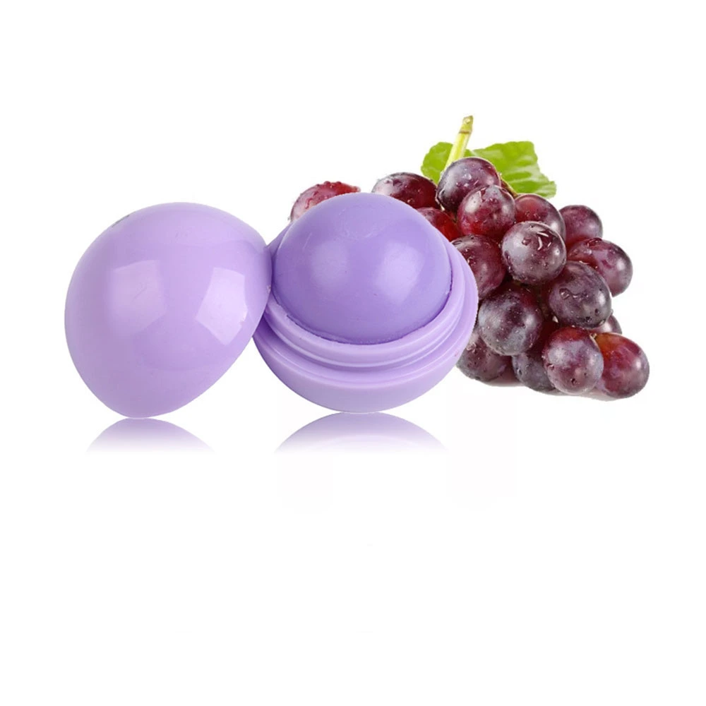 Hydrating Moist Long lasting Moisturizing Lip Gloss Nourishing Fruit Lip Care Balm (Purple)