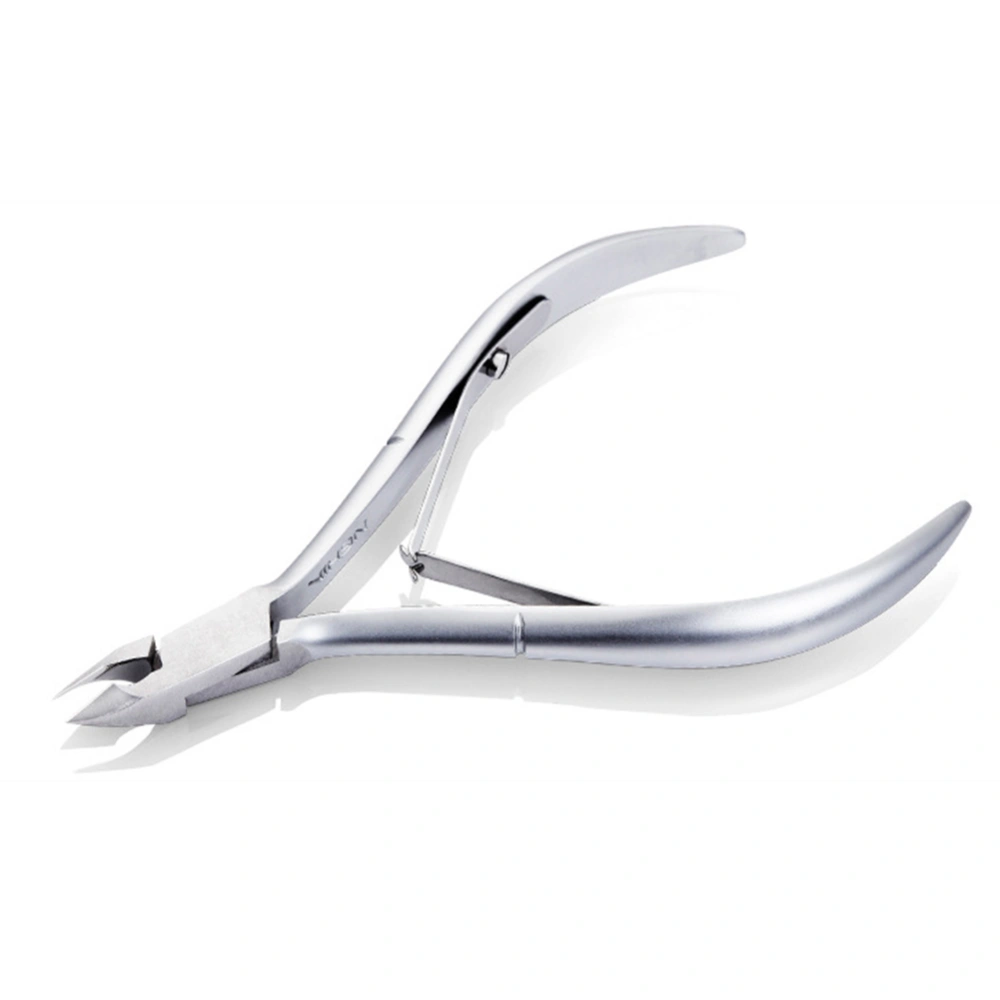 Stainless Steel Nail Dead Skin Removal Clipper Cuticle Scissors Manicure Pedicure Tool (Silver)