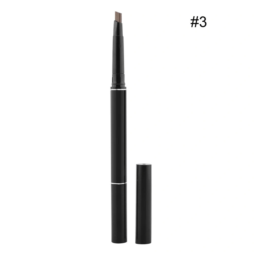 Eyebrow Pencil 2 Packs, Waterproof Smudge proof Brow Pencil with Brow Brush.(Middle Brown)