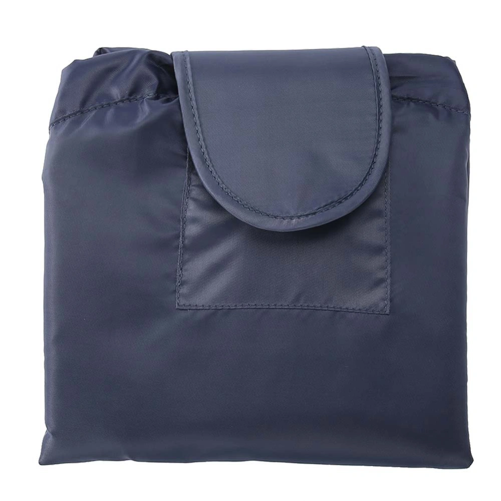 Drawstring Cosmetics Storage Bag with Pouches Massive Capacity Travel Carrying Bag Navy Blue