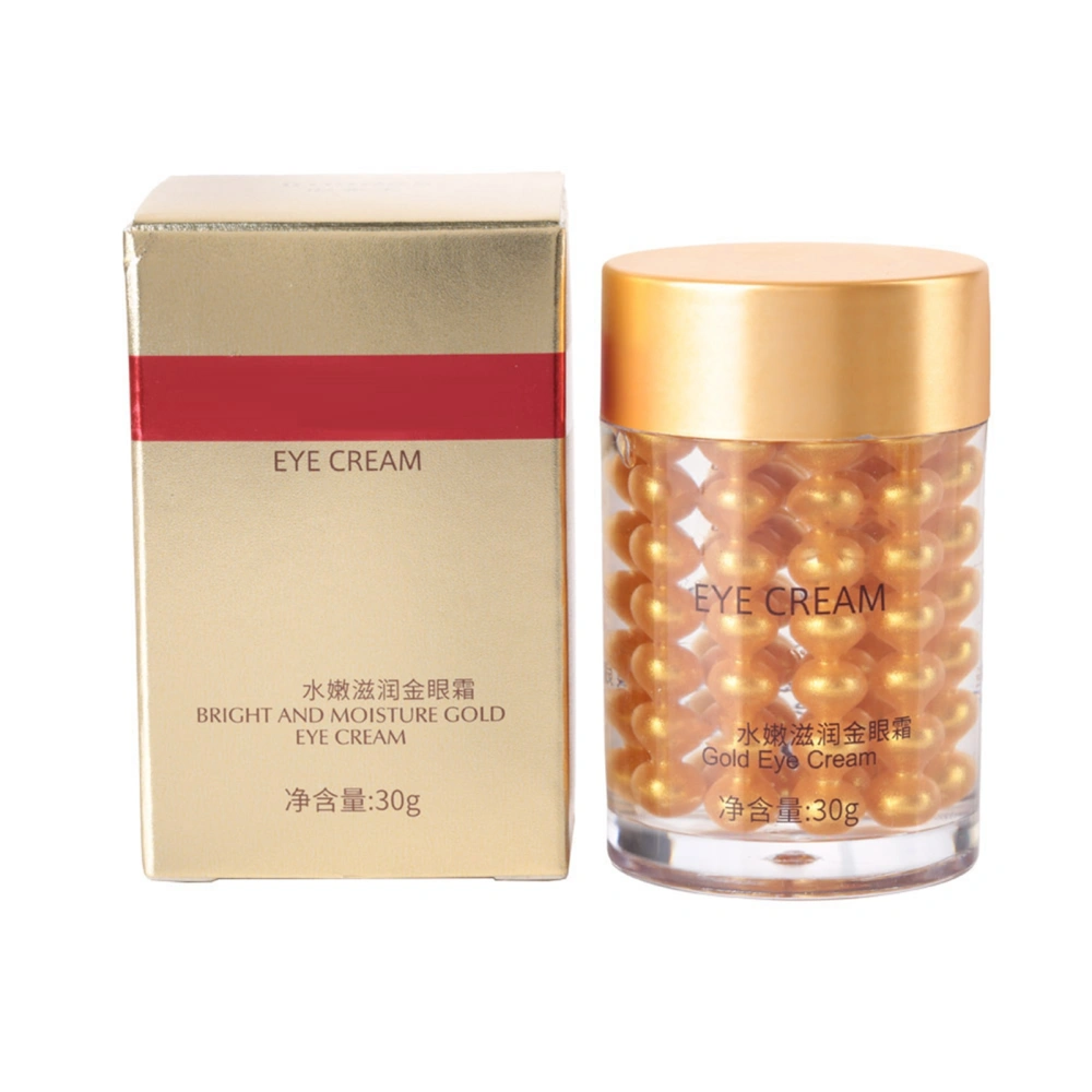 30g Gold Eye Cream Eye Essence for Appearance of Dark Circles Wrinkles Fine Lines Moisturizing