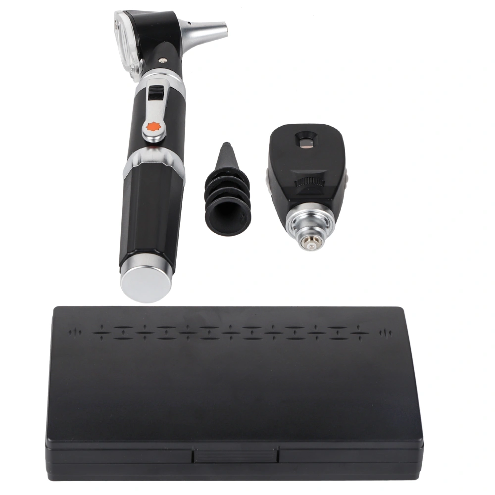 Professional Fiber Optic Otoscope Ophthalmoscope Kit LED Fiberoptic Otoscope Ophthalmoscope Set