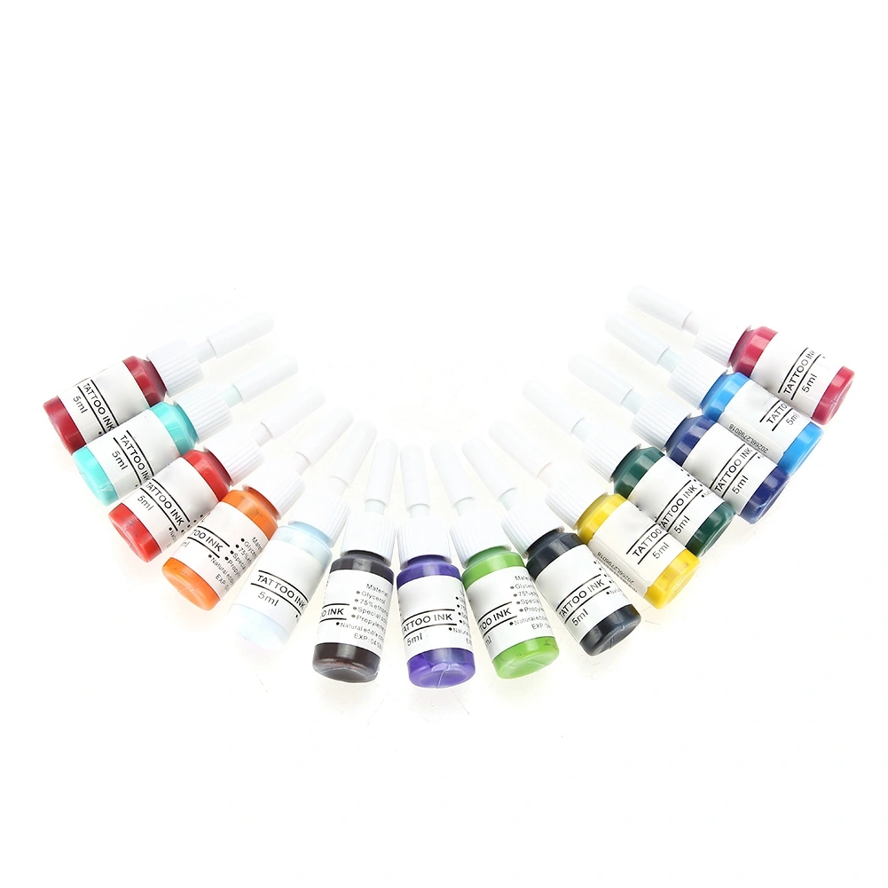 5ml bottle Natural Plant Tattoo Ink Longlasting Body Paint Pigment Semi Pernament Makeup Inks