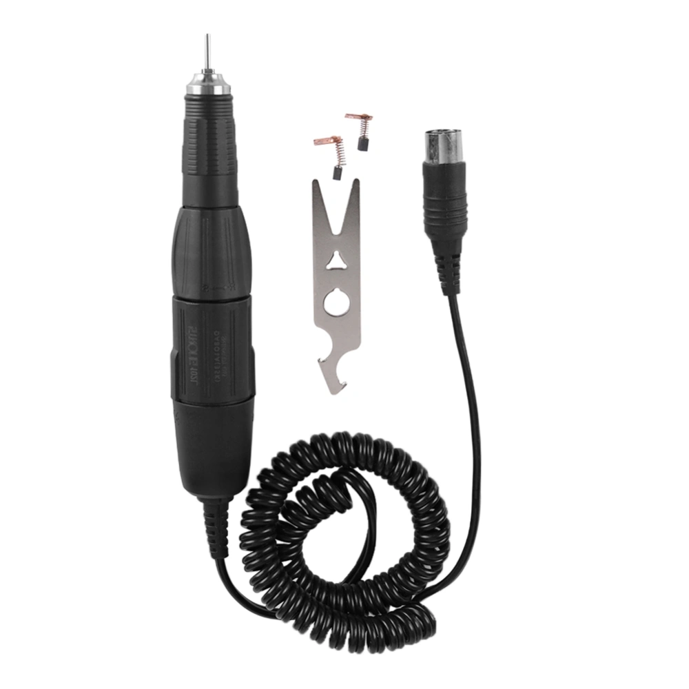 102L‑2.35mm Electric Nail Drill Handle Handpiece for Electric Nail Manicure Machine Black