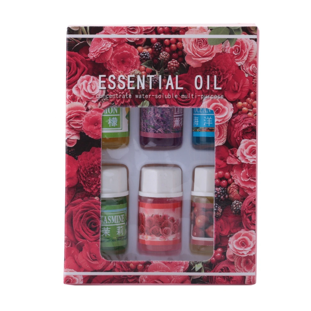 6Pcs 3ML Natural Fragrant Aromatherapy Water soluble Essential Oil Relieve Fatigue 02#