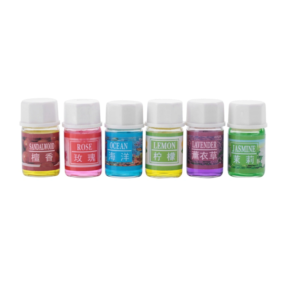 6Pcs 3ML Natural Fragrant Aromatherapy Water soluble Essential Oil Relieve Fatigue 02#