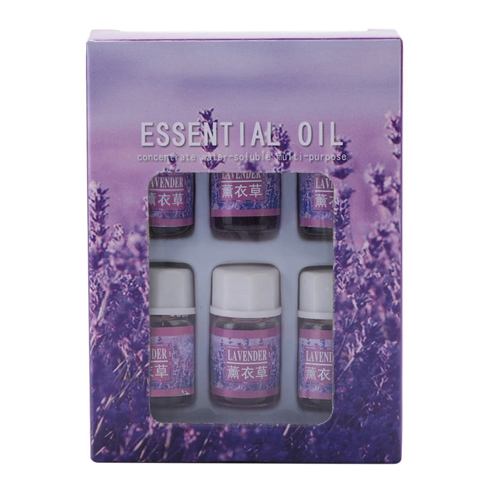 6Pcs 3ML Natural Fragrant Aromatherapy Water soluble Essential Oil for Humidifier 01#