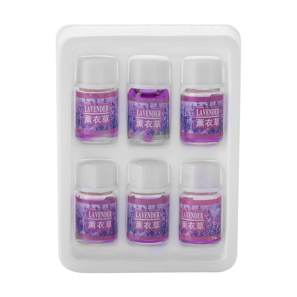 6Pcs 3ML Natural Fragrant Aromatherapy Water soluble Essential Oil for Humidifier 01#