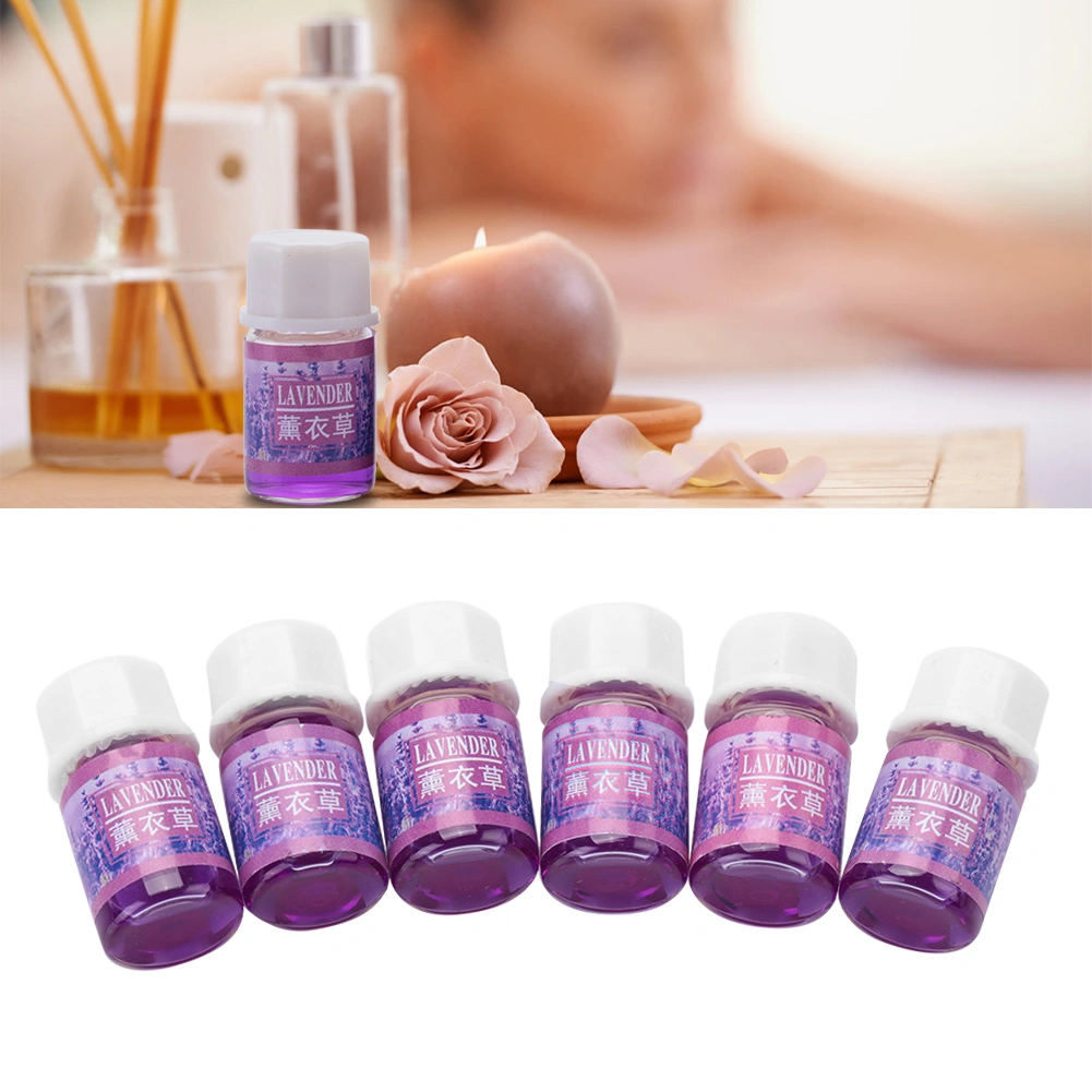 6Pcs 3ML Natural Fragrant Aromatherapy Water soluble Essential Oil for Humidifier 01#