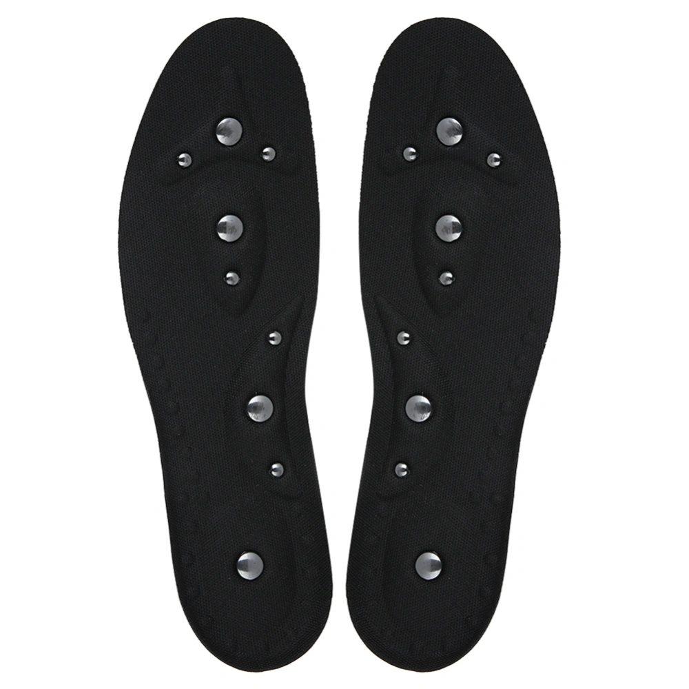 1 Pair Magnetic Therapy Health Care Foot Massage Insoles Unisex Shoes Inserts Pads L(42-46)