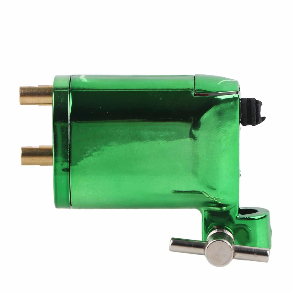 Alloy Rotary Tattoo Machine Strong Motor Gun Liner Shader Coloring Permanent Makeup Tool Green